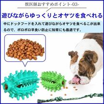 犬 玩具 歯ブラシ 噛む おもちゃ 犬用歯ブラシ 餌 おやつ ダイエット 虫歯_画像4