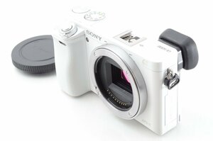 #B096 ★ショット数”９６３５”回♪良品♪★SONY α6000 ボディ ILCE-6000 ホワイト ソニー