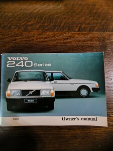 Volvo 240 owner's manual Japanese 