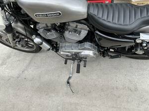  rare! the lowest price! including carriage! side stand paul (pole) support! Kijima made XL883L/N*1200N/X sport Star plating Harley Davidson HD-03117