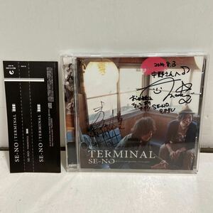 N23△CD SE-NO TERMINAL CD 帯付　アコースティックユニット サイン入　240522