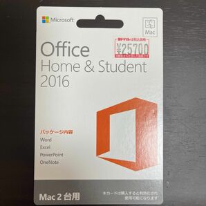 Microsoft officeHOME&student2016 Mac2台用