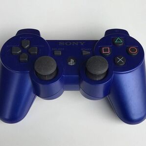 PS3 コントローラー 純正 DUALSHOCK3 メタリックブルー ワイヤレスコントローラー