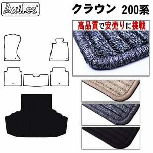 当日発送 フロアマット トランク用 トヨタ クラウン 200系 H20.02-24.12 【全国一律送料無料 高品質で安売に挑戦】