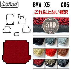 最高級 フロアマット トランク用 BMW X5(G05) CV30S H31.02-【全国一律送料無料】【9色より選択】