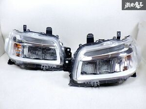 新車外し!! トヨタ 純正 S403M S413M タウンエース LED ヘッドライト ライト 左右セット KOITO 100-8J009 打刻D 即納 棚Q-3