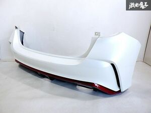 日産 純正 E12 ノート NISMO ニスモ ノーマル リア バンパー 外装 白 ホワイトパール系 即納 棚K-1