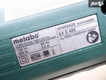 動作OK!! metabo メタボ SXE400 電動ダブルアクションポリッシャー ダブルアクションサンダー 120V 6段階調整 即納 棚O-3_画像7