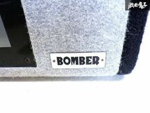 音OK!! BOMBER ボンバー サブウーファー ウーハー ボックス オーディオ スピーカー 2発 ロックフォード punch アンプ付 即納 棚H_画像3