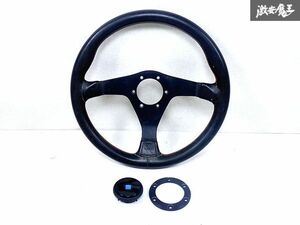 FET regular goods NARDI Nardi leather steering gear steering wheel diameter approximately 350mm 35 pie red stitch 3ps.@ spoke spacer horn button attaching M-3-3