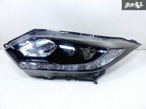 点灯OK!! ホンダ 純正 RU3 ヴェゼル 前期 中期 LED ヘッドライト ライト 左 左側 助手席側 KOITO 100-62164 即納 棚R-3