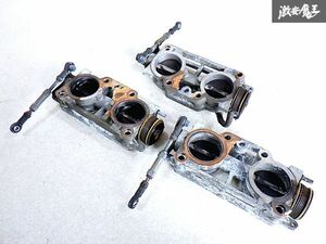 ★固着なし★ 日産 純正 BNR32 R32 スカイライン GT-R RB26DETT スロットルバルブ スロットルボディ 6連 6スロ BCNR33 R33 即納 棚I-1