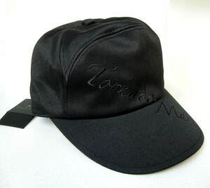 新品 トルネードマート 帽子 黒ブラック 刺繍アポロキャップ ブランドロゴ TORNADOMART