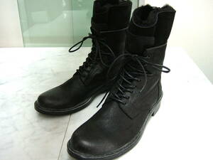  Tornado Mart boots L leather original leather mouton black new goods 4517