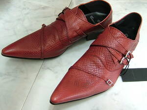 3.6 ten thousand Tornado Mart shoes L leather original leather red new goods 4511