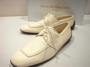 5万 新品 41 OFFICINE CREATIVE 本革レザーシューズ イタリア製