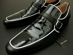  новый товар высокий Street эмаль натуральная кожа комбинированный чёрный L обувь HIGHSTREET