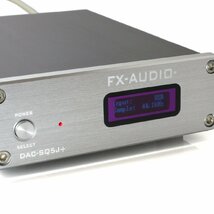 FX-AUDIO- DAC-SQ5J+[シルバー] Burr-Brown PCM1794A搭載 ハイレゾDAC USB 光 オプティカル 同軸 デジタル 最大24bit 192kHz_画像3