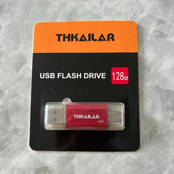 THKAILAR 128GB USBメモリタイプC USB