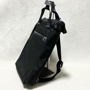 美品beruf baggageリュック/トート 2way ブラック タウンユース