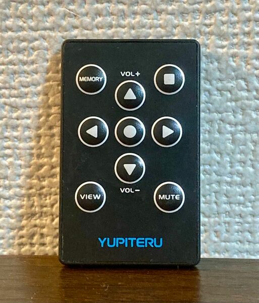 ユピテル YUPITERU レーダー探知機 リモコン 赤文字 9ボタン 青 レーダー探知機用