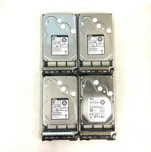 S6051362 DELL 2TB SAS 7.2K 3.5インチ HDD 4点【中古動作品】