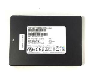 S6050734 SAMSUNG SATA 256GB 2.5インチ SSD 1点【中古動作品】