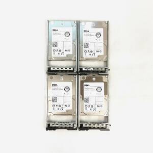 S6050260 DELL 300GB SAS 15K.3 2.5インチ HDD 4点【中古動作品】