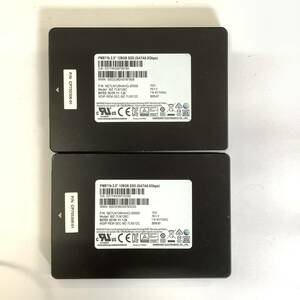 S60516164 SAMSUNG SATA 128GB SSD 2.5インチ 2点 【中古動作品】