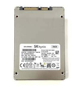 S6051332 SKhynix SATA 256GB 2.5インチ SSD 1点【中古動作品】