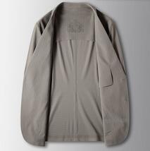 【MNK45】テーラードジャケット メンズ サマージャケット ゴルフウェア ビジネス ブレザー 涼しい UVカット 薄手 接触冷感_画像5