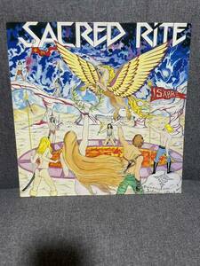 SACRED RITE 1st LP 80's USハワイ正統派メタルフランス AXE KILLER rec盤ジャケット ペガサス・ジャケット セイクレッド・ライト