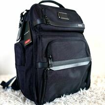 【新品同様】トゥミ TUMI バックパック リュックサック ALPHA 3 バリスティックナイロン 黒ブラック 大容量 ビジネス 鞄 メンズレディース(_画像1