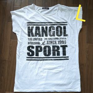 KANGOL SPORT　半袖　Ｔシャツ　レディース　Ｌ　ホワイト