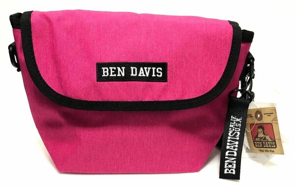 ベンデイビス　BEN DAVIS 2404273 ショルダーバッグ 新品　ピンク　メッセンジャーバッグ
