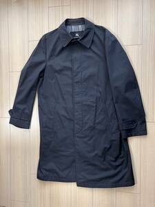 【サイズＬ】BURBERRY BLACK LABEL 黒色コート