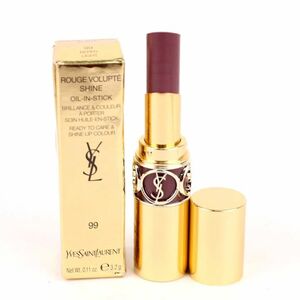 イヴ・サンローラン 口紅 ルージュ ヴォリュプテ シャイン No99 未使用 コスメ レディース 3.2gサイズ YVES SAINT LAURENT