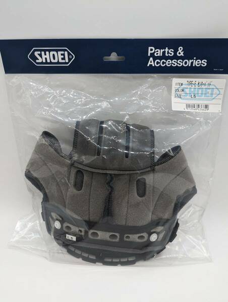 2）新品 未使用 SHOEI ショウエイ 4512048436629 TYPE-E センターパッドL5 タイプE　Z-7 Z-8