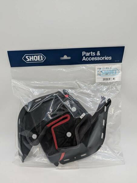 1）新品 未使用 SHOEI ショウエイ 4512048436759　Z-7 チークパッド31 ゼットセブン 