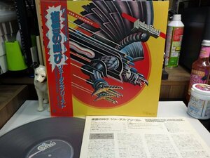 mK6｜美品！【LP / EPIC SONY JP orig MAT: A1/B1 / w/OBI＆POSTER】JUDAS PRIEST / ジューダス・プリースト「復讐の叫び」