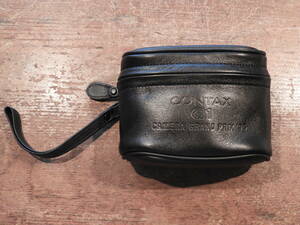 CONTAX G1 Camera Grand Prix 95 real leather made pouch secondhand goods 