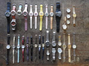 腕時計　メンズ　レディス　ジャンク品　修理・部品取り用　34点　まとめて