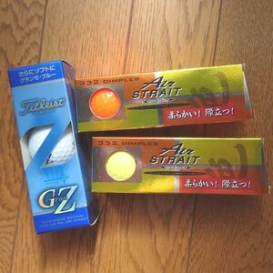 未使用 ゴルフボール Titleist タイトリスト GRANZ LEZAX レザックス Air STRAIT