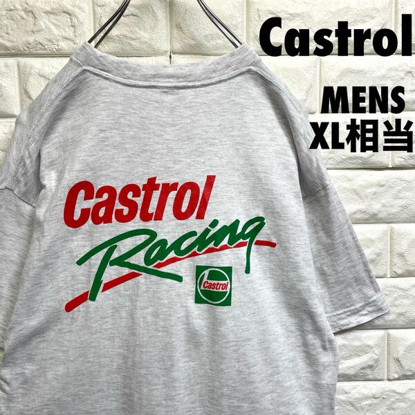 Castrol カストロール　オイルブランド　半袖Tシャツ　メンズXLサイズ相当