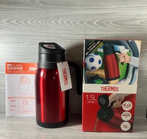 [5-60] Thermos field pot clear red 1.5L THY-1500 CSTHERMOS flask 