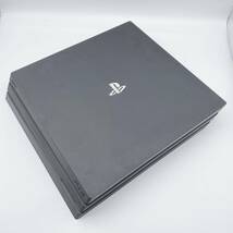 1円スタート PS4 pro PlayStation4 本体 CUH-7100B プレステ プロ4 封印シール有 動作品 FW8.52 SONY ソニー 9.00以下 ジェットブラック _画像2