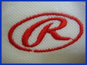 ■Rawlings/ローリングス・ロゴ半袖Tシャツ・白■Оサイズ