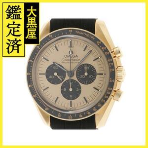 OMEGA　オメガ　ムーンウォッチ　プロフェッショナ?ル　クロノグラフ　18Kイエローゴールド　ラバー　手巻き　50m防水　【432】