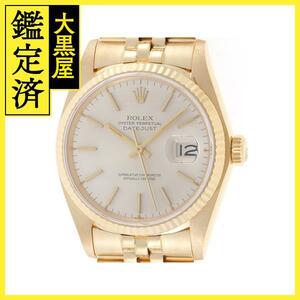 ROLEX ロレックス 16018 デイトジャスト キャリバー3035 YG シルバー【434】2143700183647