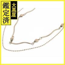 JEWELRY ノンブランドジュエリー ブレスレット チェーンブレスレット K18PG 2.2g【436】_画像3